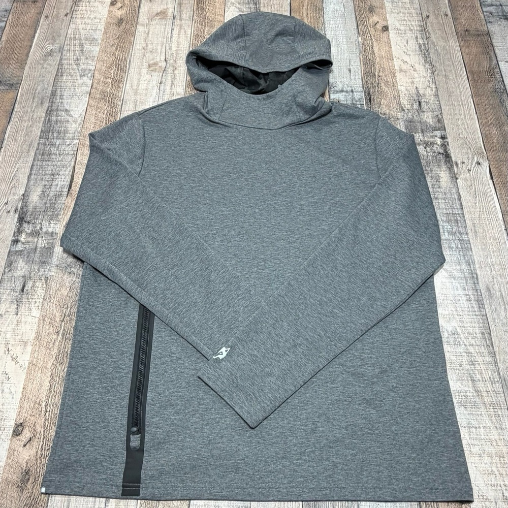 NWOT Greyson Koko Hoodie Mens XL Gray Performance Pullover Stretch Golf Wolf
